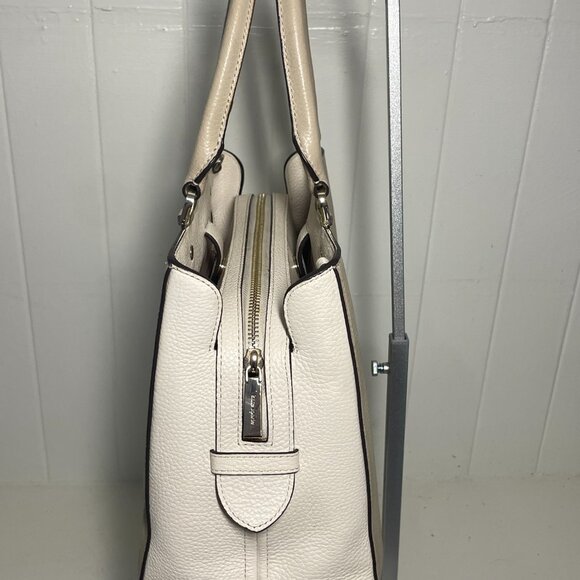 Kate Spade Leila Medium Triple Compartment Satchel - Light Sand Multi (EUC) - Picture 7 of 15